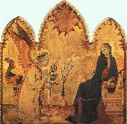 Simone Martini, The Annunciation and the Two Saints